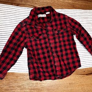 Zara lumberjack button up